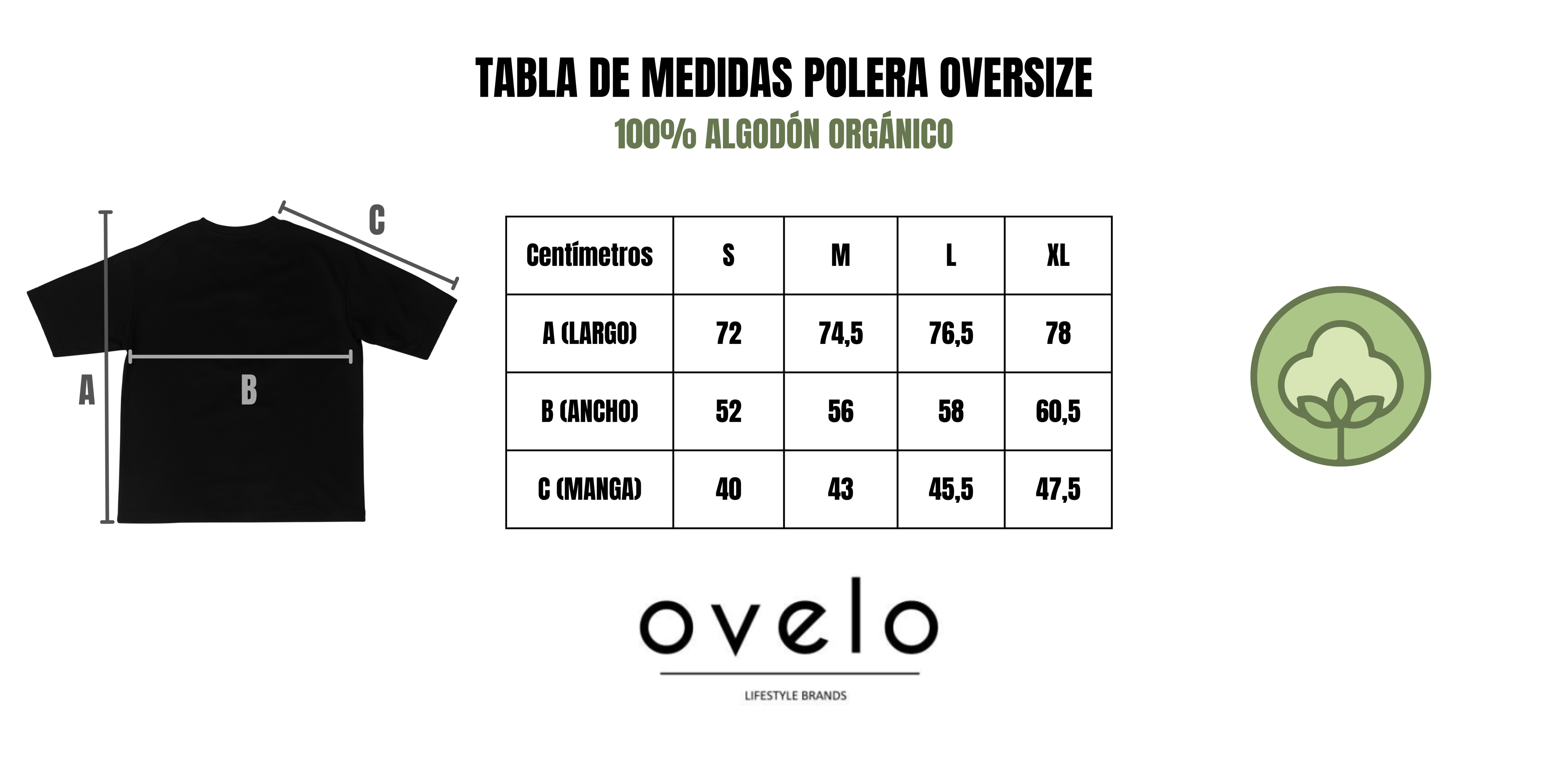 Polera Manga Corta Oversize Black