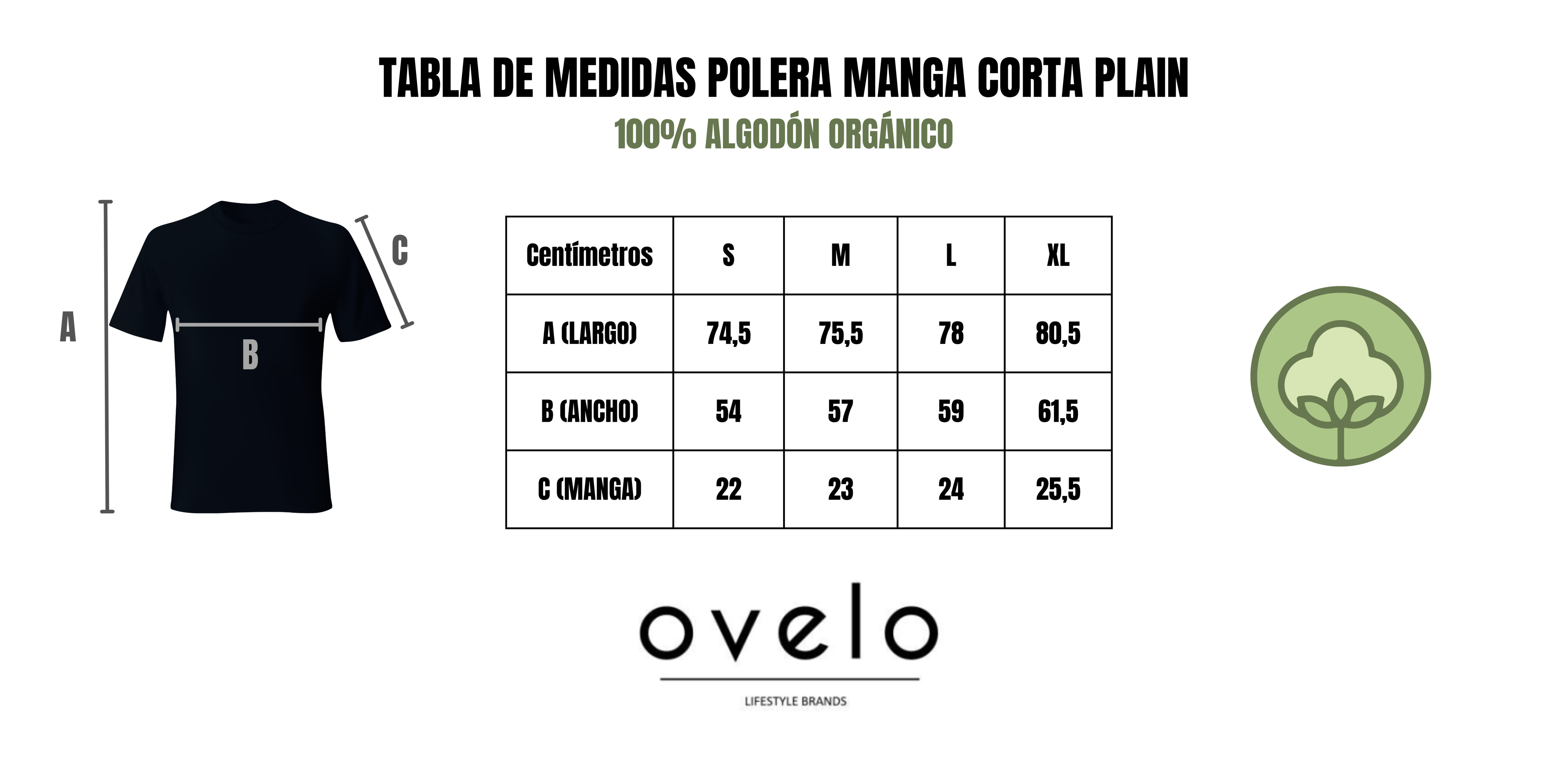 Polera Manga Corta Plain Petrol